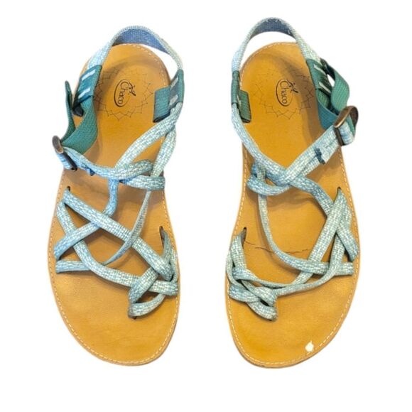 Chaco Mint Green Strappy Sandals - Picture 1 of 5